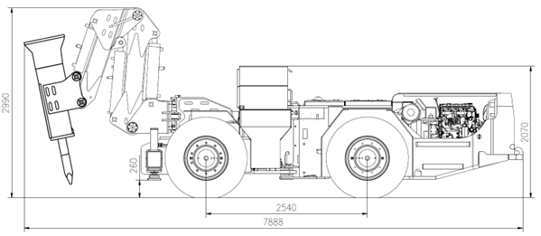 Underground Hydraulic Breaker