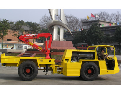 Knuckle Crane and Flat Deck Trucks