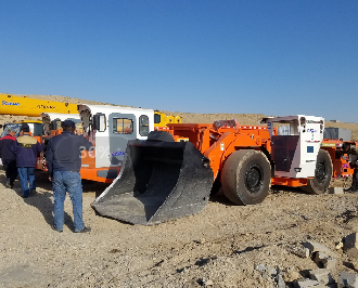 Derui 20 Ton underground mining trucks in Uzbekistan